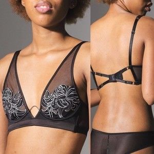 Never worn Thistle & Spire Eldridge Bra Platinum Size 34D